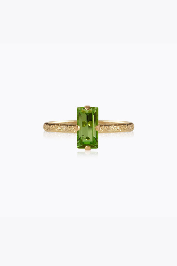 Baguette Ring - Peridot