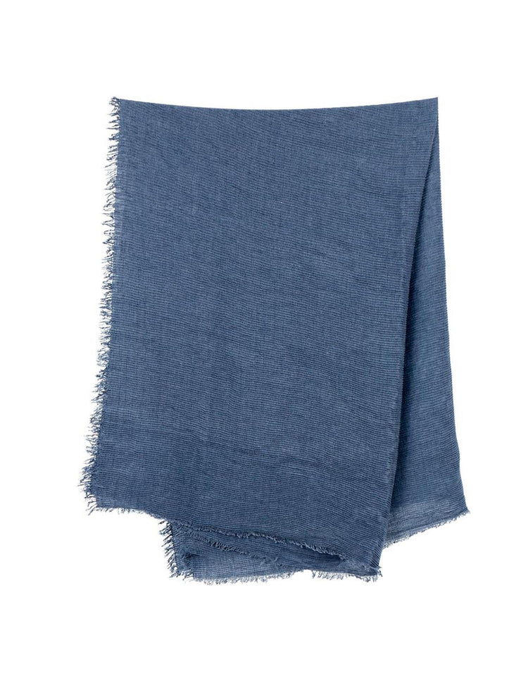 Bella Mix Scarf - Denim Blue