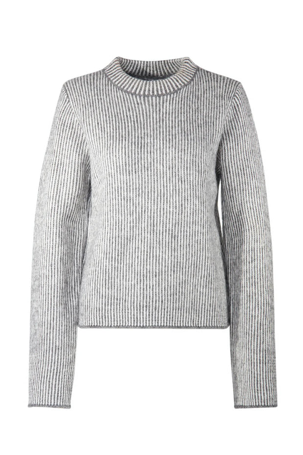 Aron Knit - Grey Stripe