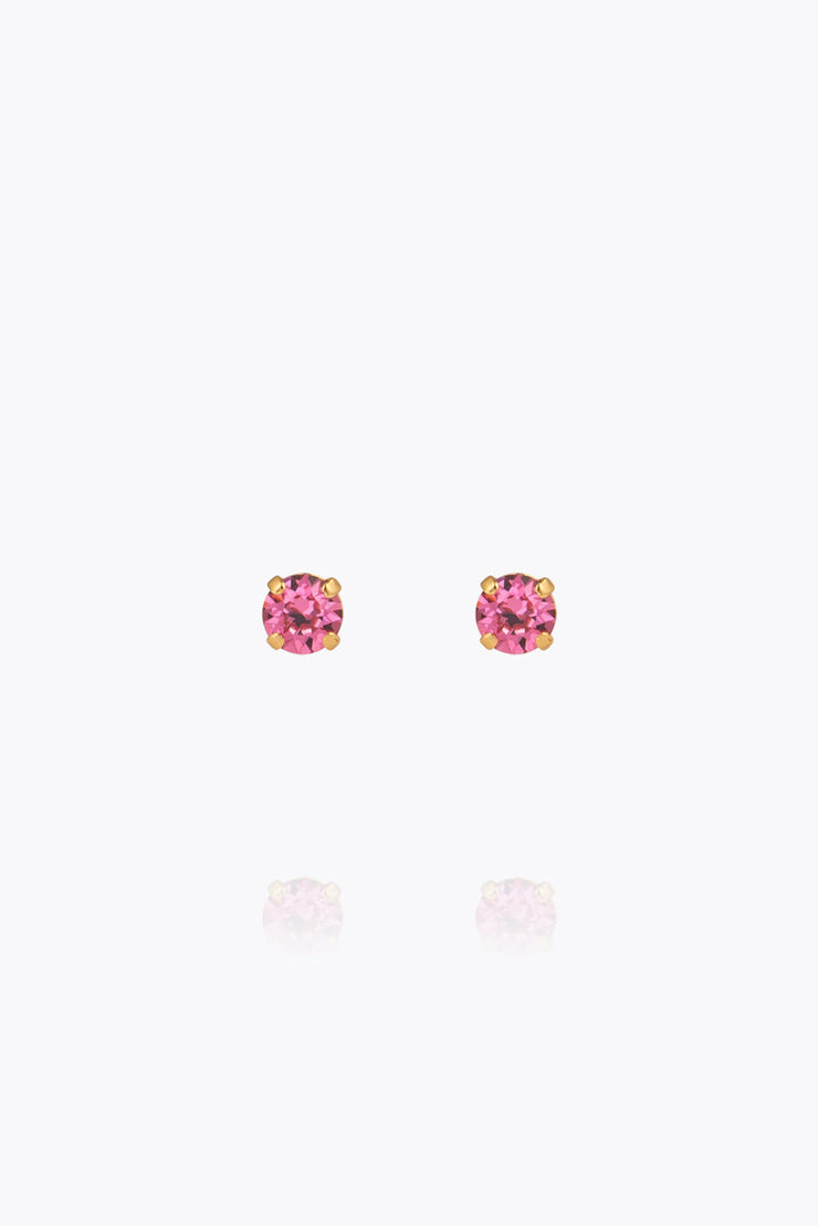 Mini Stud Earrings - Rose