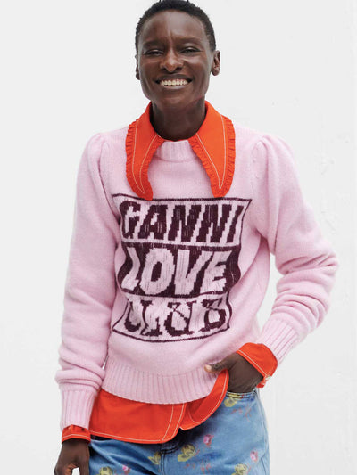 GANNI LOVE CLUB Pullover
