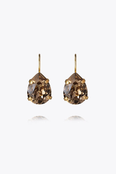 Mini Drop Clasp Earrings - Greige