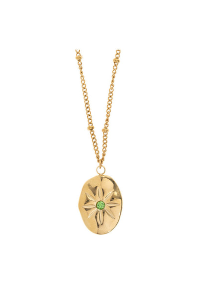 Delilah Necklace with Gold Brick