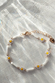 Astrid - Flower Daisy Enamel Bracelet