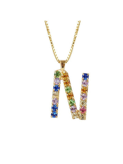 Letter Necklace - N