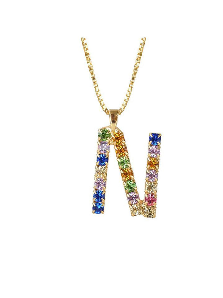 Letter Necklace - N