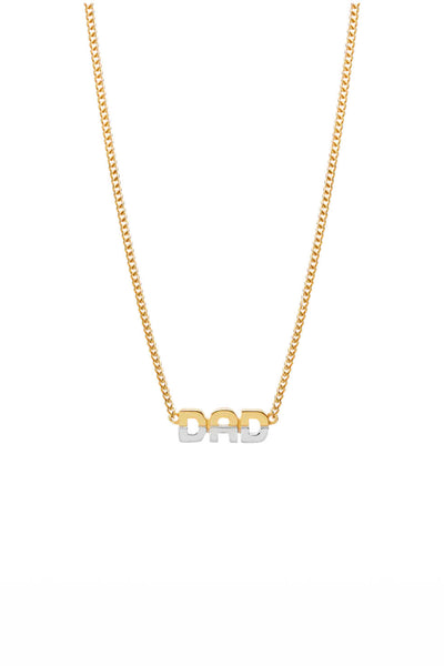 DAD Necklace - Gold/Dilver