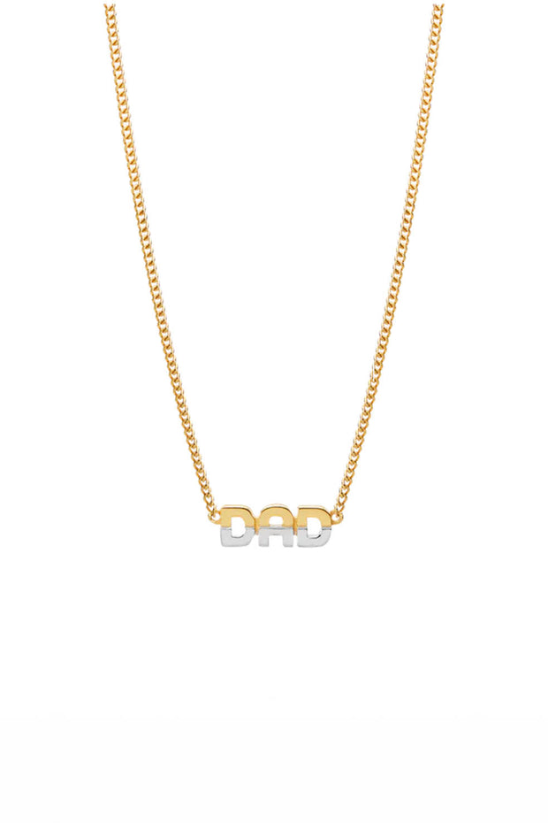 DAD Necklace - Gold/Dilver