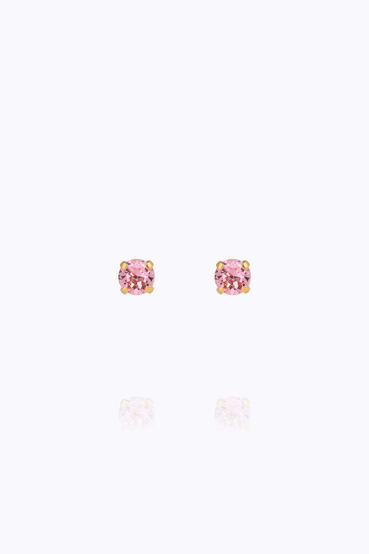 Mini Stud Earrings - Light Rose