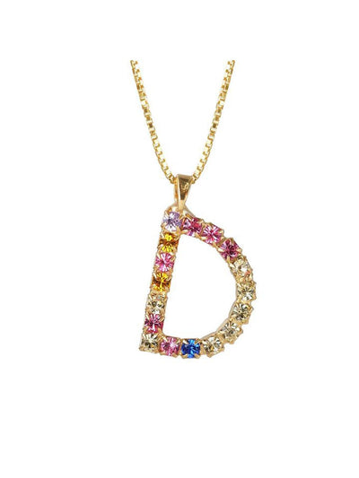 Letter Necklace - D