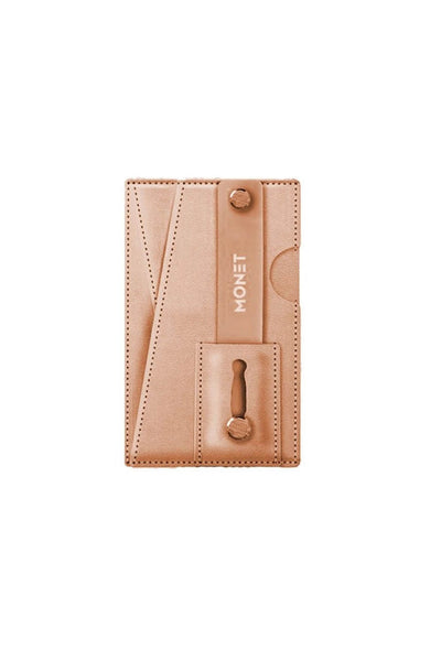 Phone Grip - Wallet - Rose Gold Metallic