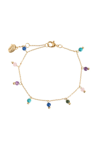 Colorful Precious Stone Bracelet