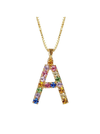 Letter Necklace - A