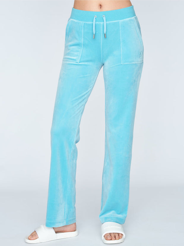 Del Ray Classic Velour Pant Pocket Design - Petite Four