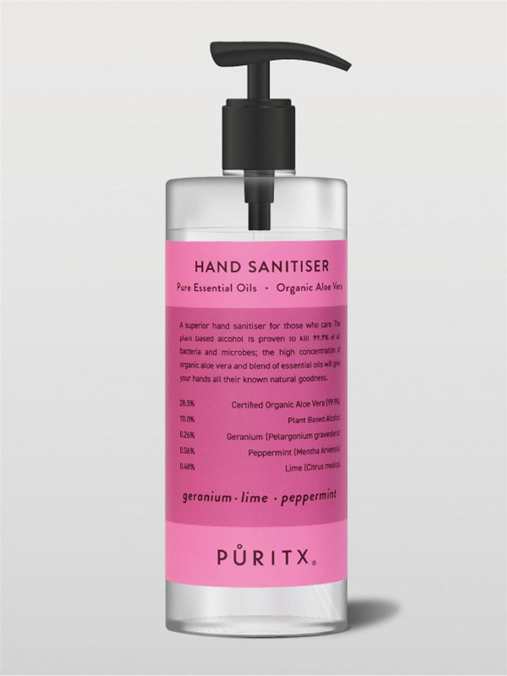 Hand Sanitiser 250 ml - Geranium, Lime & Peppermint