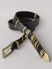 Rattle Belt - Black/Gold