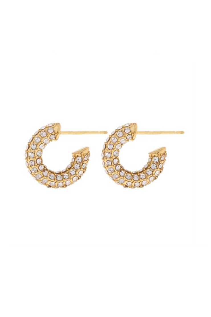 Zuri - Crystal Hoop Earring