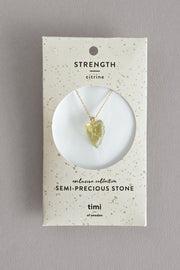 Necklace Semi Precious Stone Citrine
