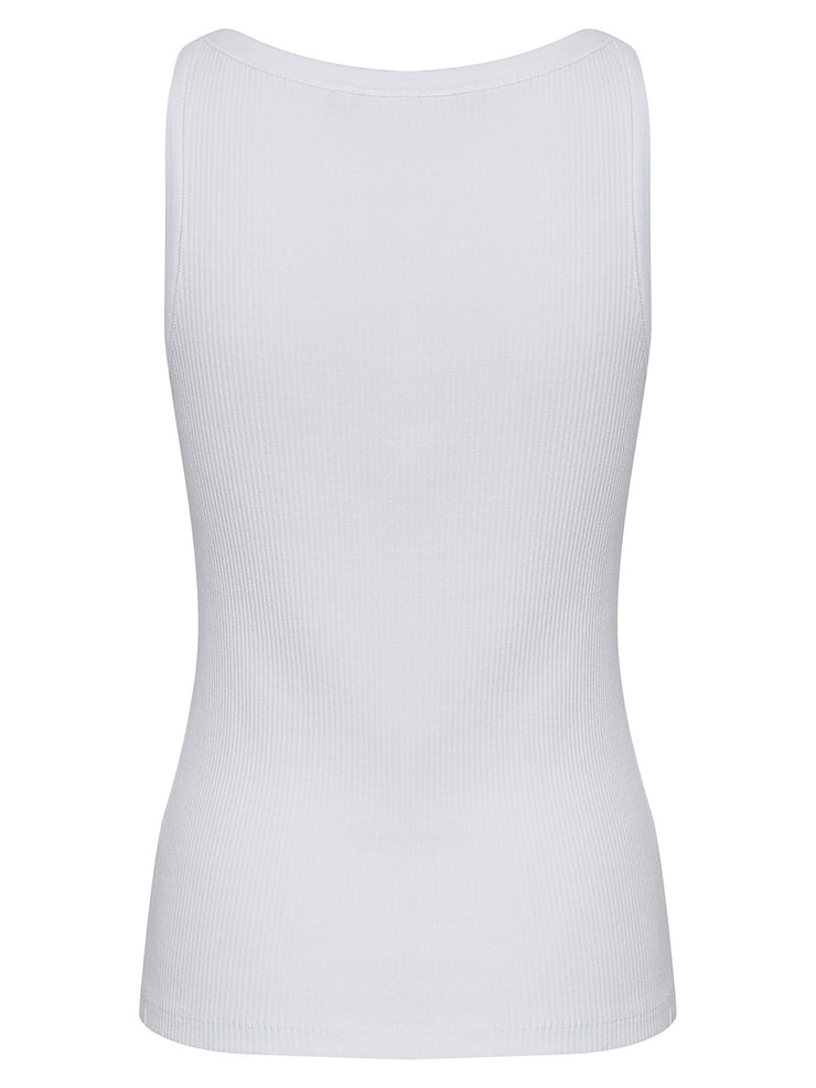 DrewGZ SL Top - Bright White