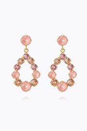 Mini Delia Earrings - Flamingo Combo