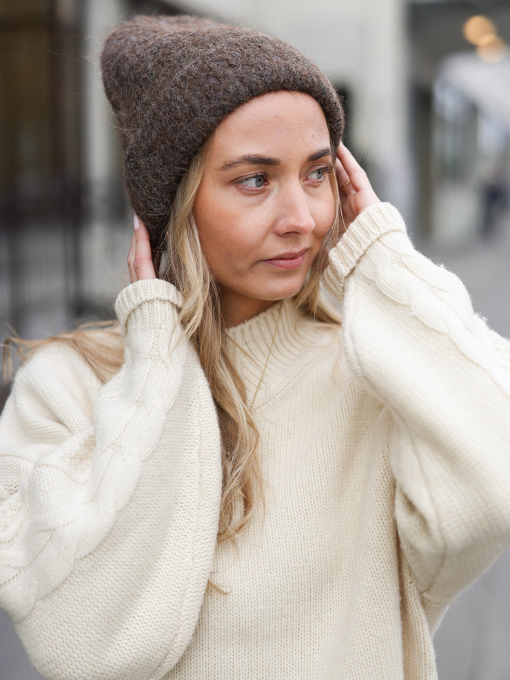 Arctic Beanie - Chestnut Melange