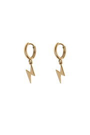 Lightning Small Hoops Earring