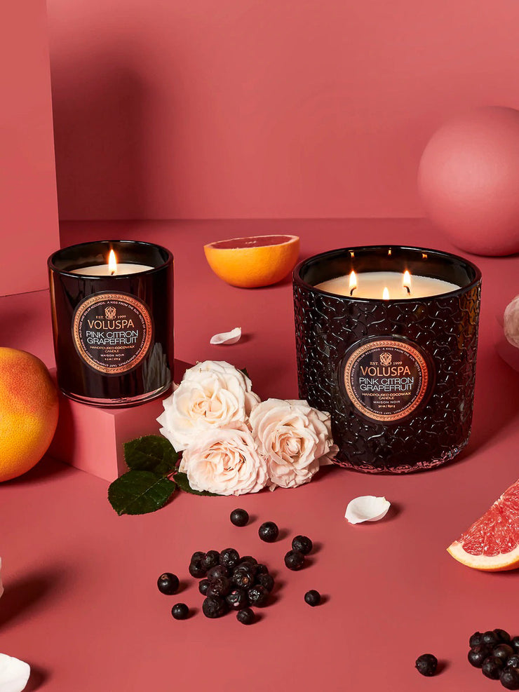 Luxe Jar Candle 80tim - Pink Citron Grapefruit