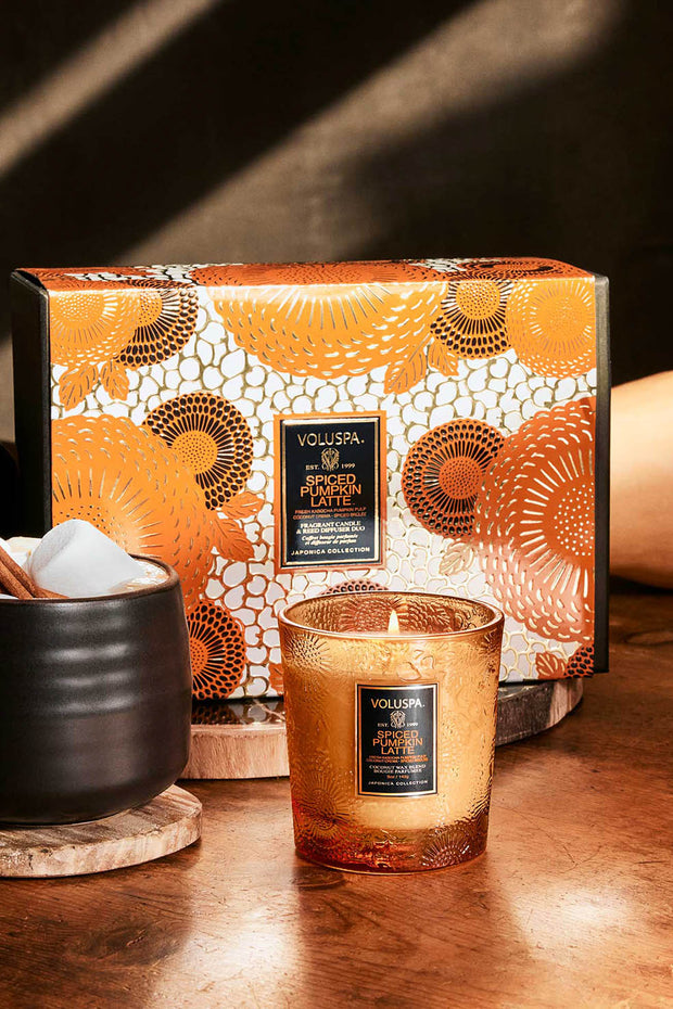 Spiced Pumpkin Latte Demi Candle & Diffuser Set