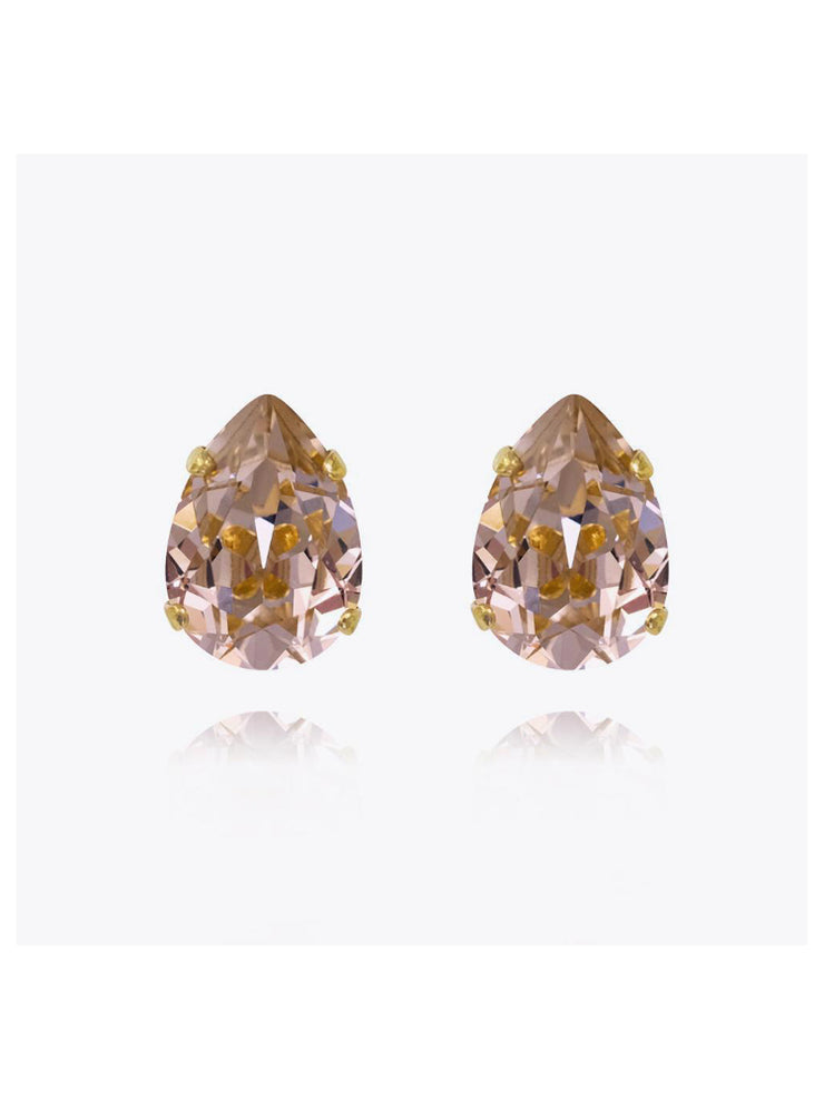 Mini Drop Studs Gold - Vintage Rose