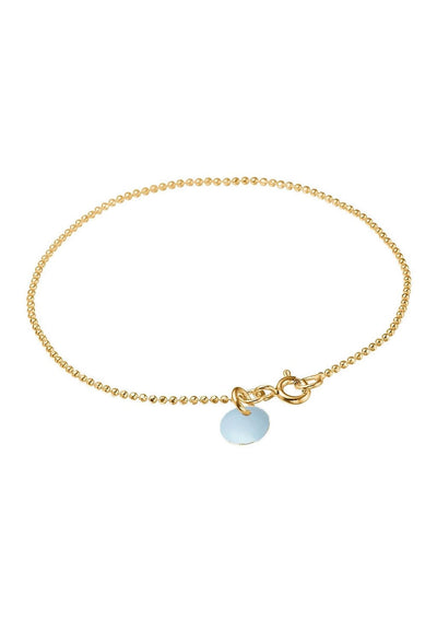 Ball Chain Bracelet - Icy Blue