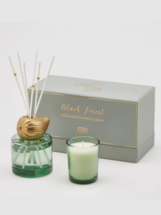 Diffuser & Candle Set - Black Forest