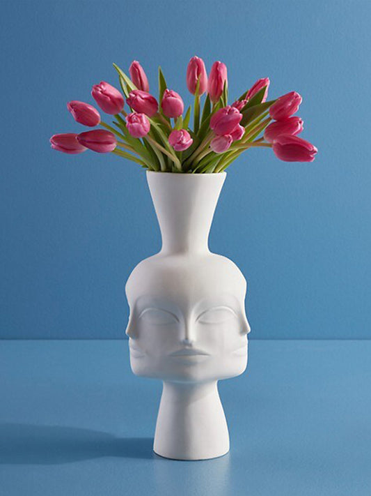 Dora Maar Bowtie Vase - White