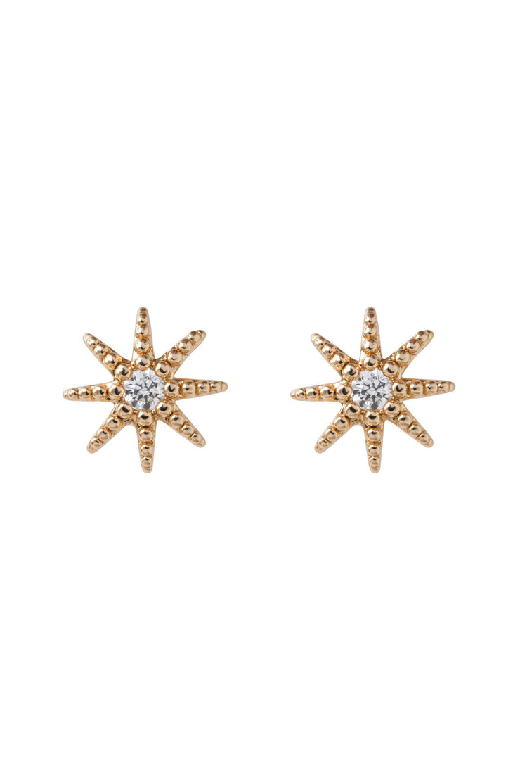 Crystal Star Stud Earrings