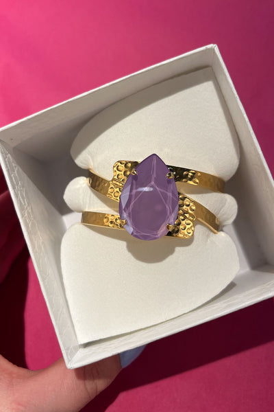 Perfect drop bangle - Purple