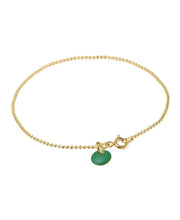 Ball Chain Bracelet - Petrol Green