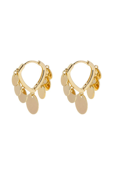 Riya Coin Hoop Earrings