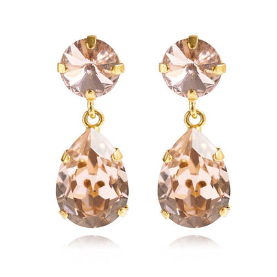 Classic Drop Earring Gold - vintage rose