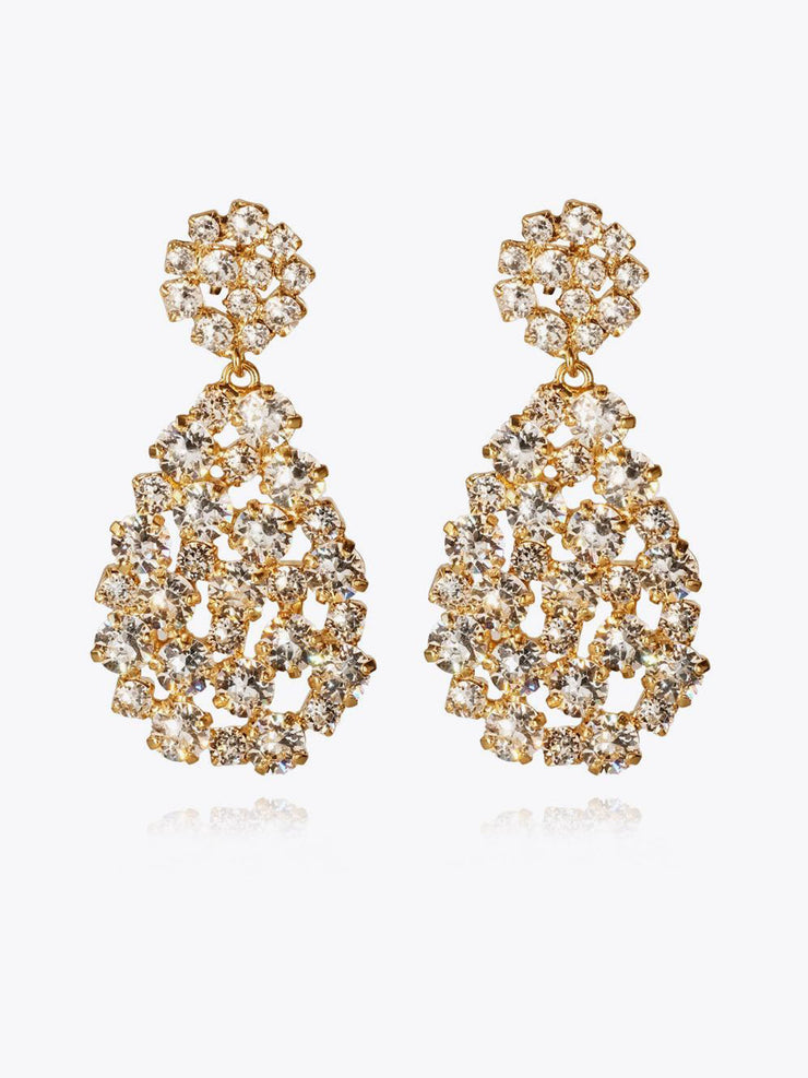 Hanna Earrings - Crystal