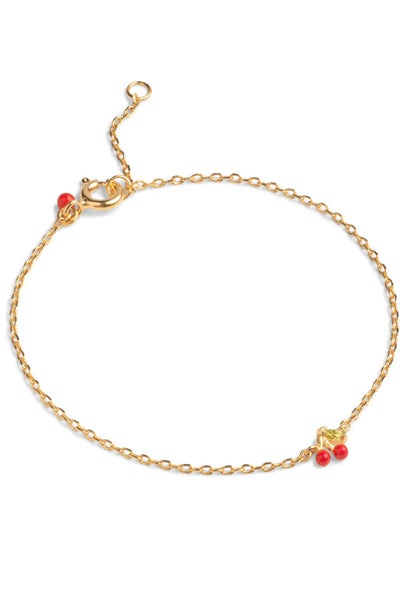 CHERRY BRACELET - Coral