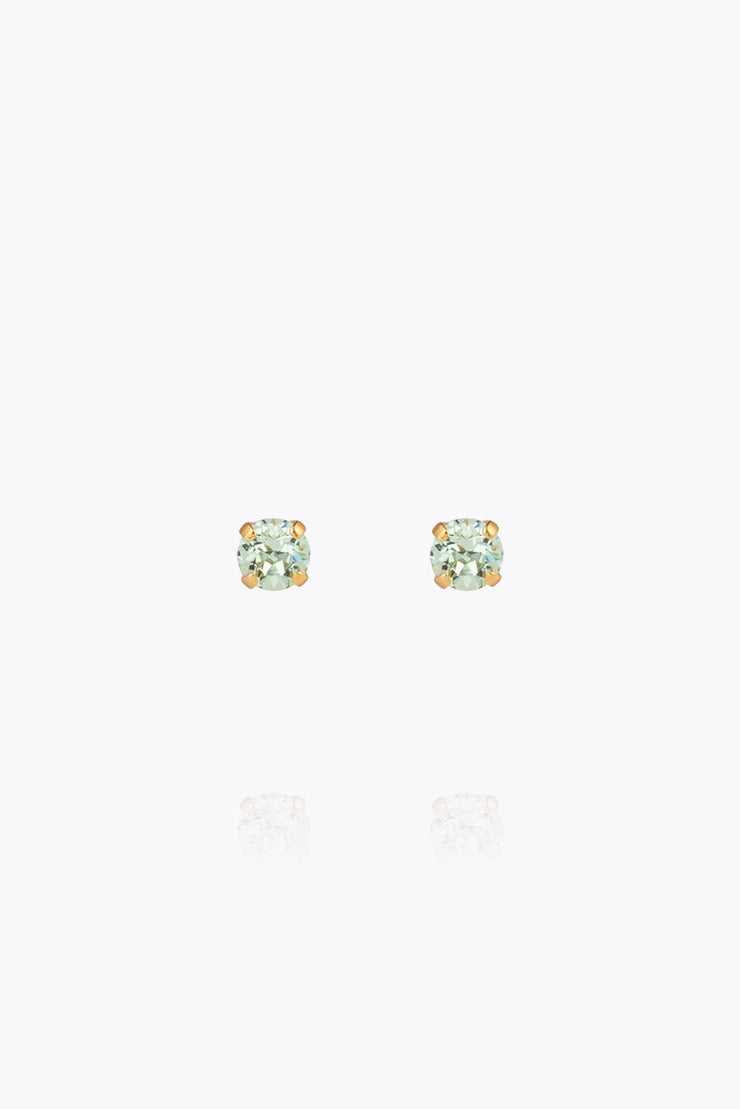 Mini Stud Earrings - Chrysolite